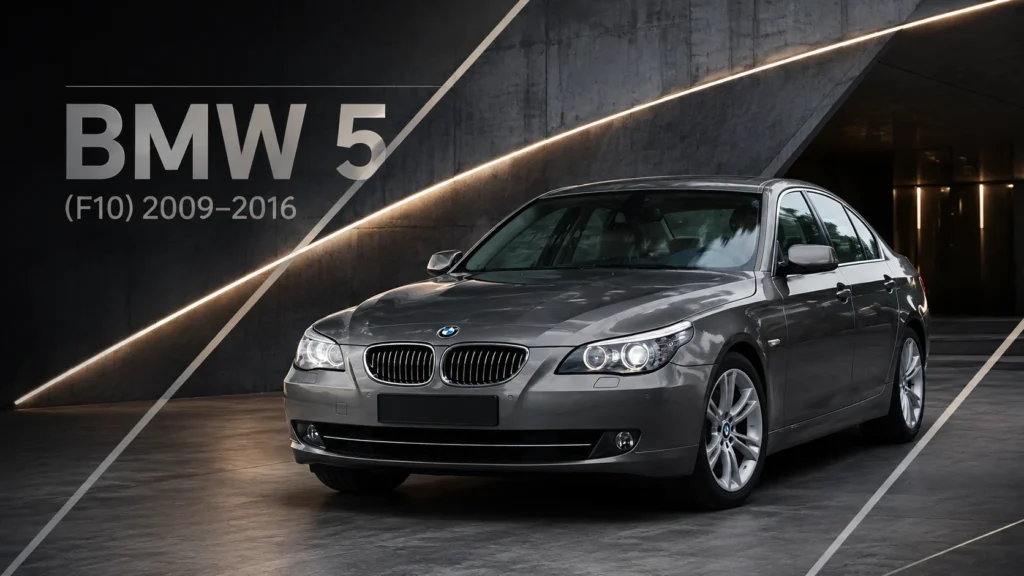 BMW 5 Series shock absorber application hero banner