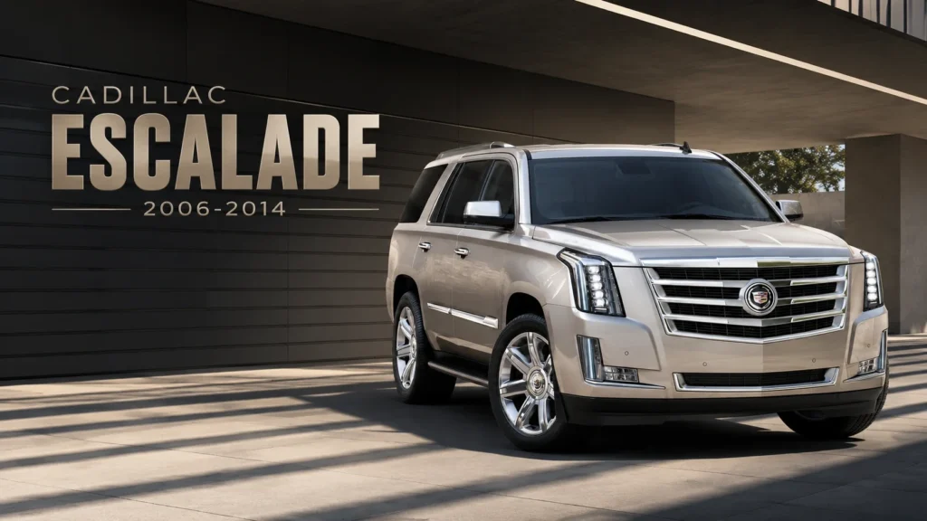 Cadillac Escalade shock absorber application hero banner