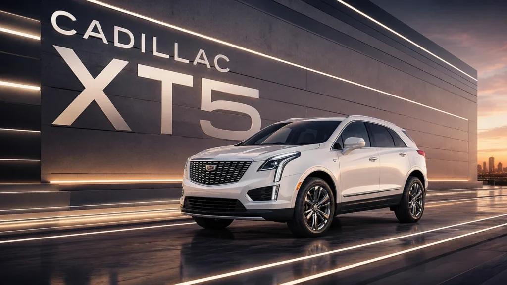 Cadillac XT5 shock absorber application hero banner