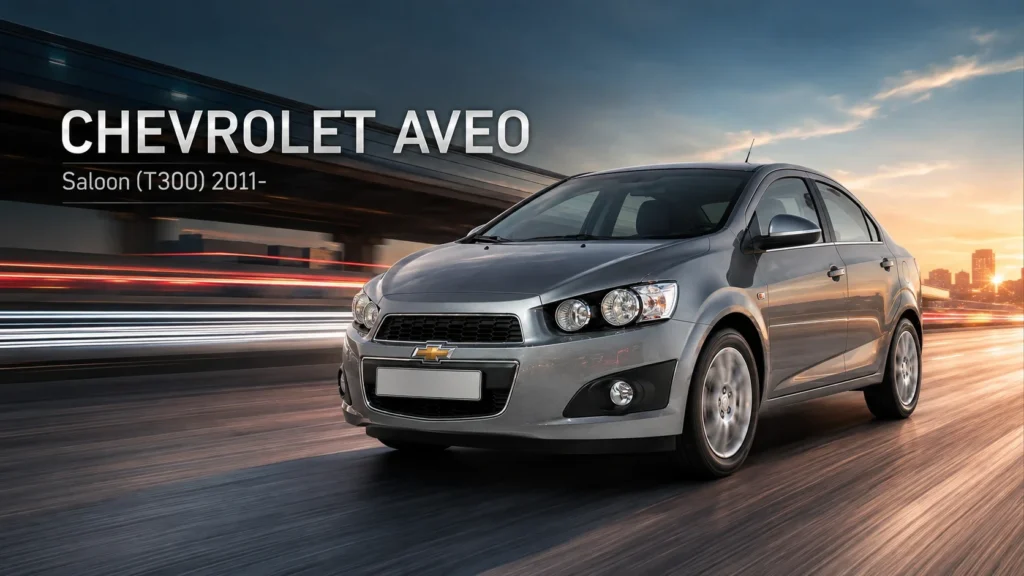 Chevrolet Aveo shock absorber application hero banner