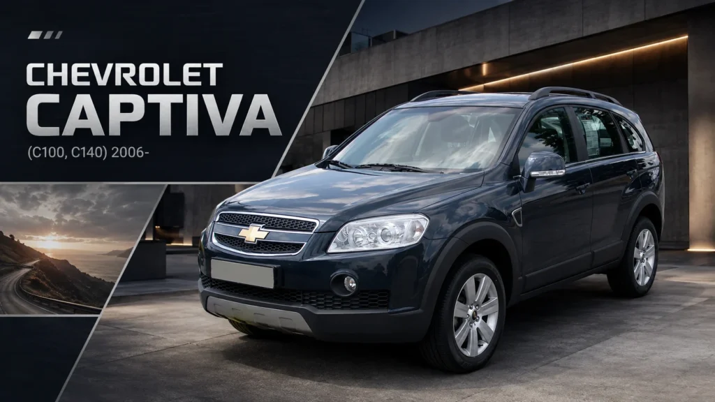Chevrolet Captiva shock absorber application hero banner