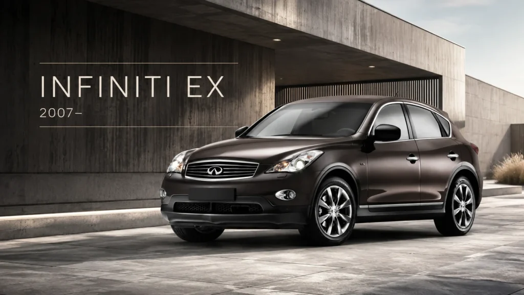 Infiniti EX25 shock absorber application hero banner