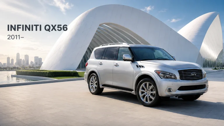 Infiniti QX56 shock absorber application hero banner