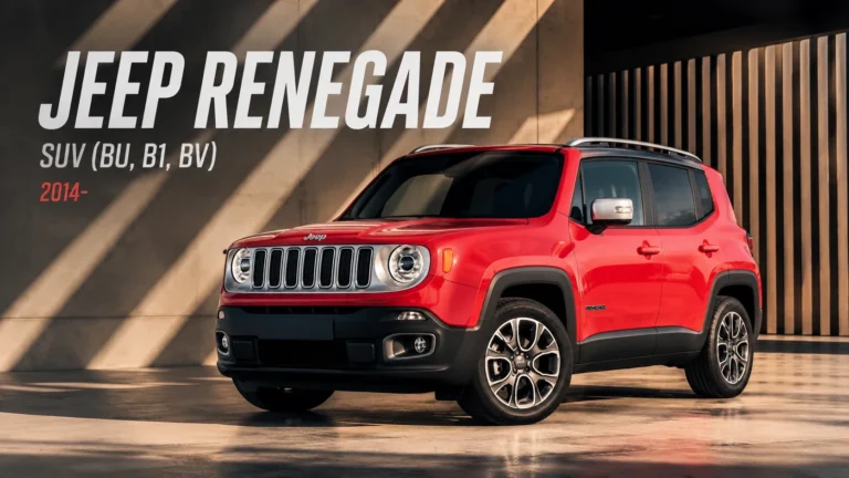 Jeep Renegade shock absorber application hero banner