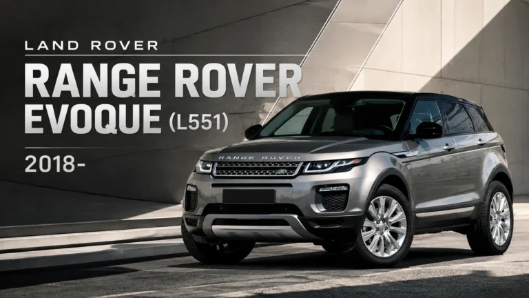 Land Rover Evoque shock absorber application hero banner