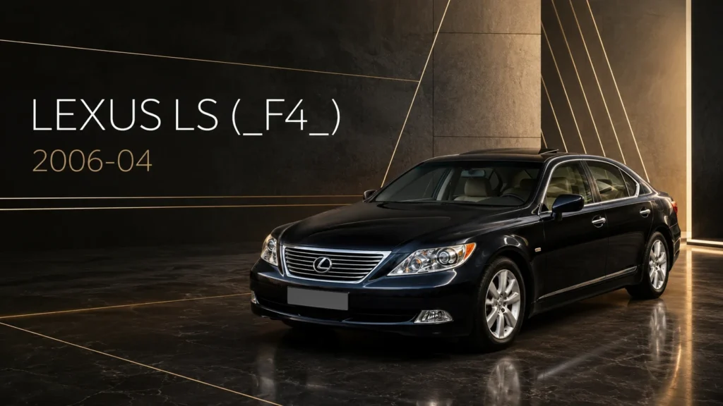 Lexus LS460 shock absorber application hero banner