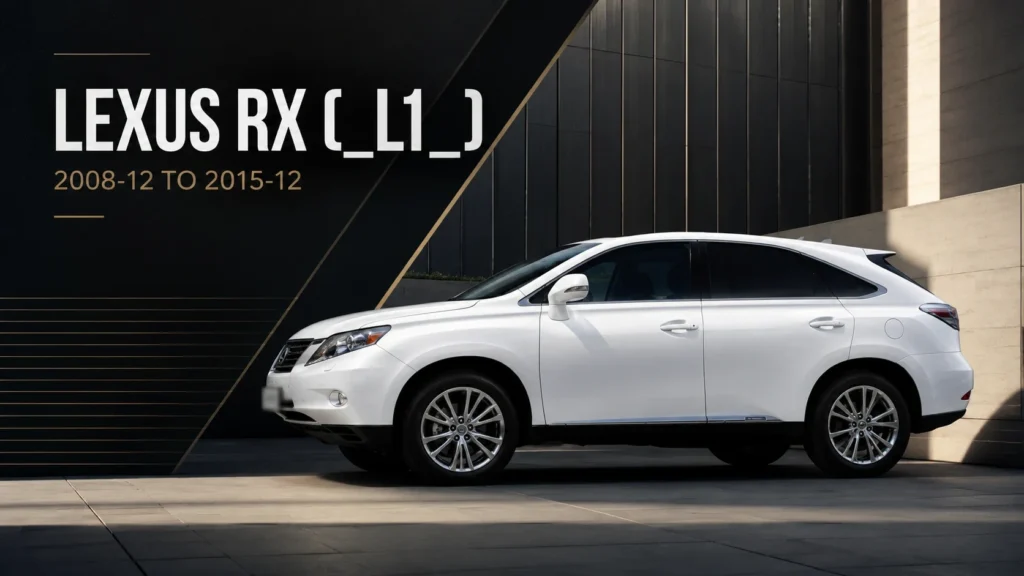 Lexus RX270 shock absorber application hero banner