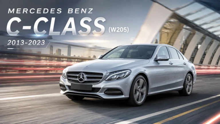 Mercedes-Benz C-Class shock absorber application hero banner