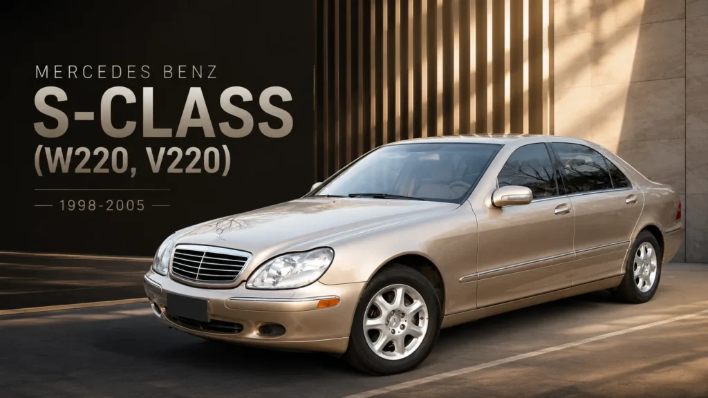 Mercedes-Benz S-Class shock absorber application hero banner