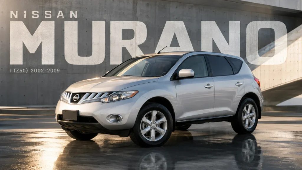 Nissan Murano shock absorber application hero banner