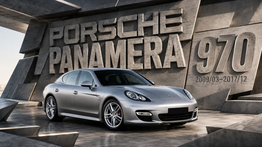 Porsche Panamera shock absorber application hero banner