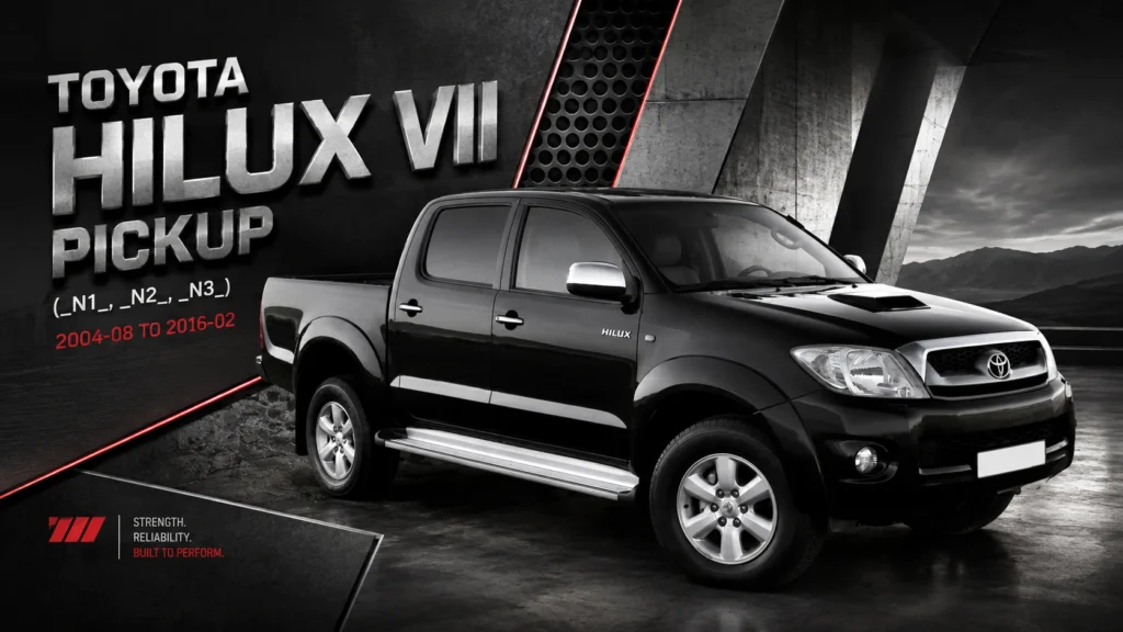 Toyota Hilux shock absorber application hero banner