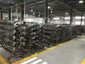Shock absorber production floor