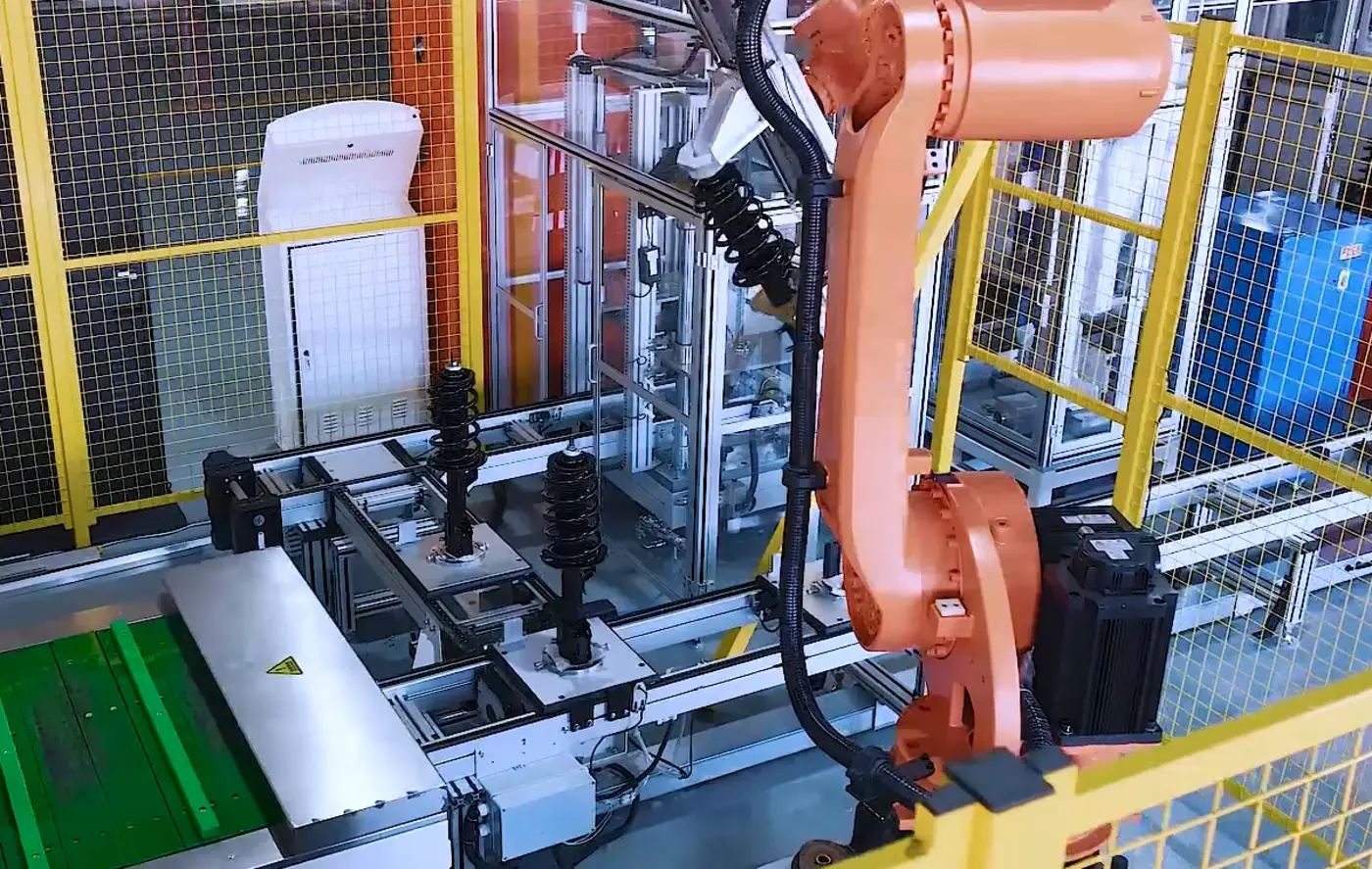 Robotic equipment operating in a selected manufacturing program
