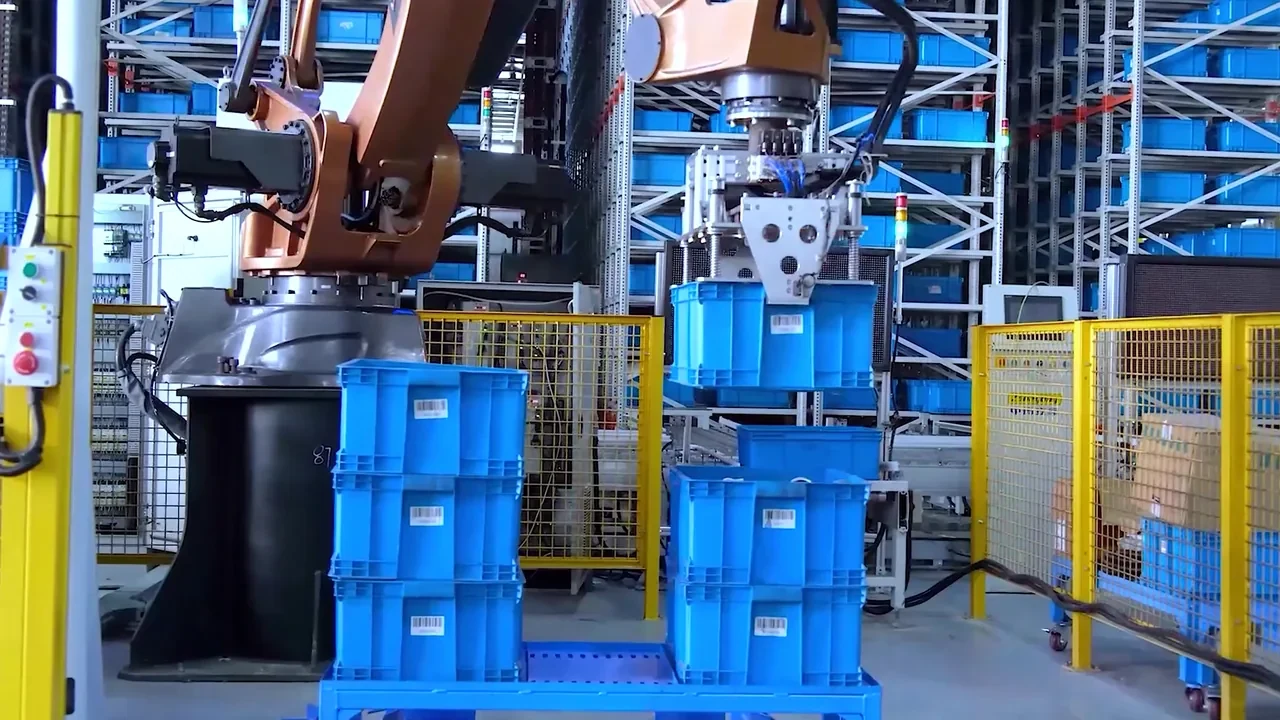 Robotic material handling